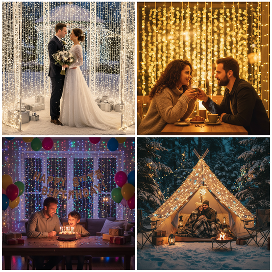 Ecoluxury Lights© - Luces LED navideñas tipo cascada