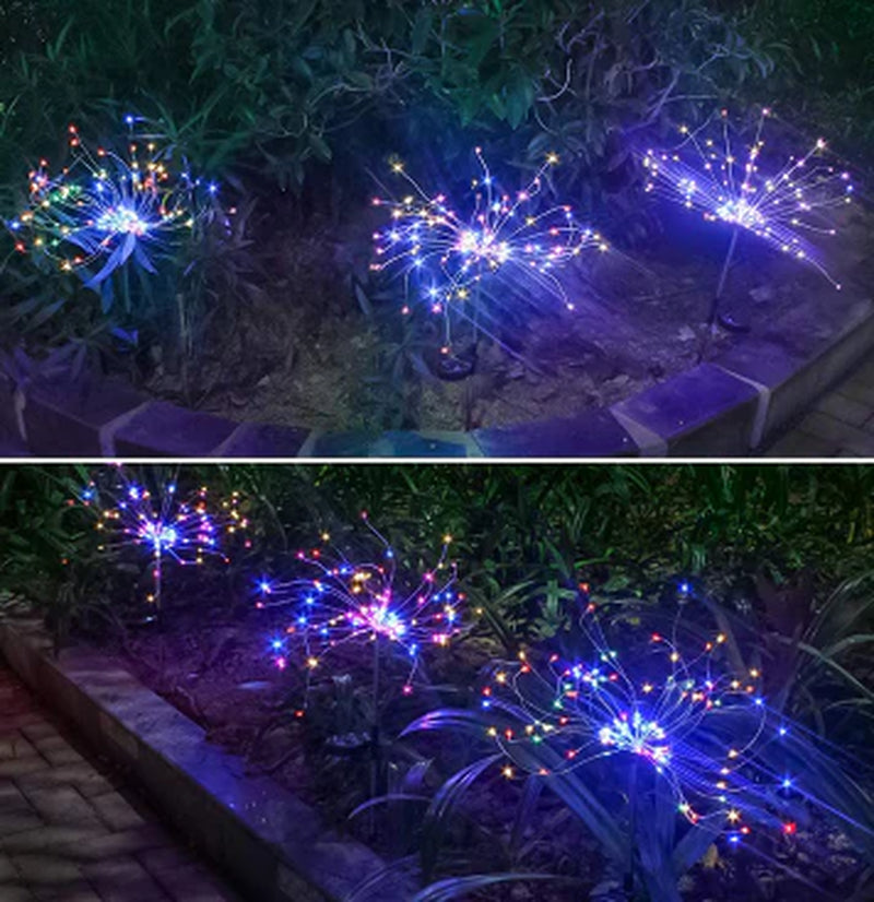 Solar LED String Lights with Copper Wire for Outdoor Garden Decoration, Starry Christmas Lights