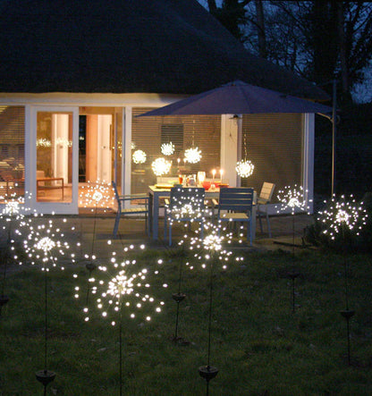 Solar LED String Lights with Copper Wire for Outdoor Garden Decoration, Starry Christmas Lights