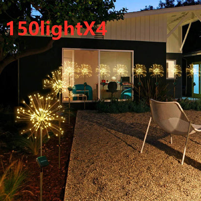 Solar LED String Lights with Copper Wire for Outdoor Garden Decoration, Starry Christmas Lights