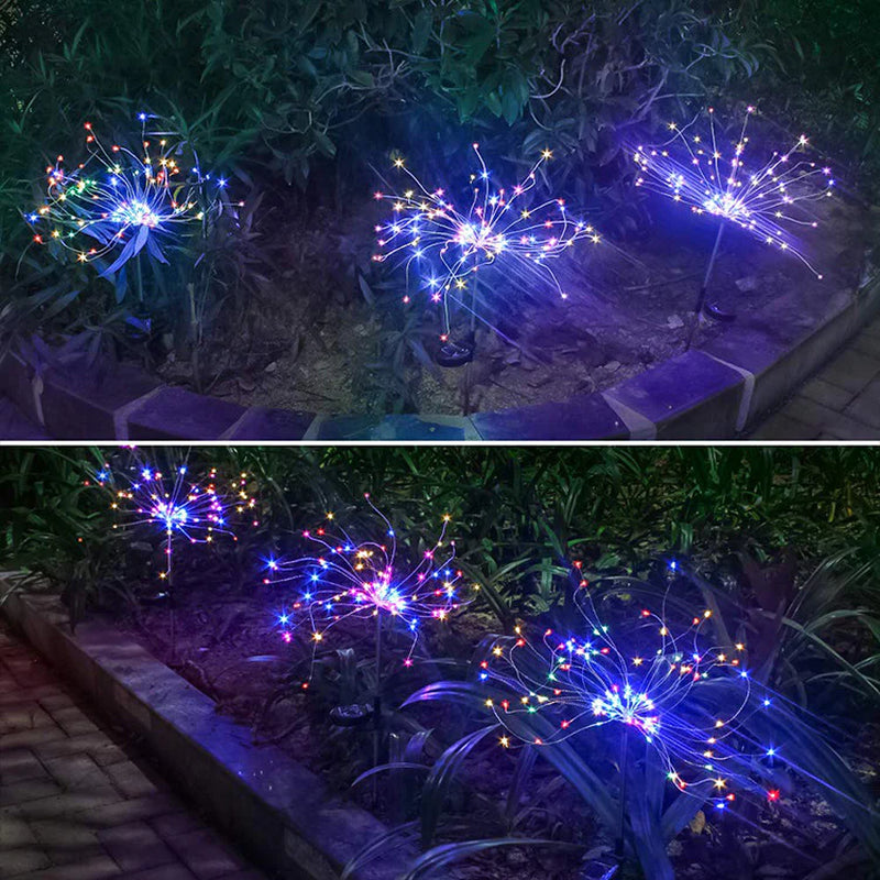 Solar LED String Lights with Copper Wire for Outdoor Garden Decoration, Starry Christmas Lights