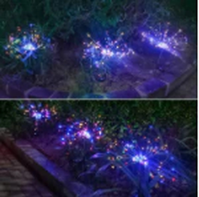 Solar LED String Lights with Copper Wire for Outdoor Garden Decoration, Starry Christmas Lights