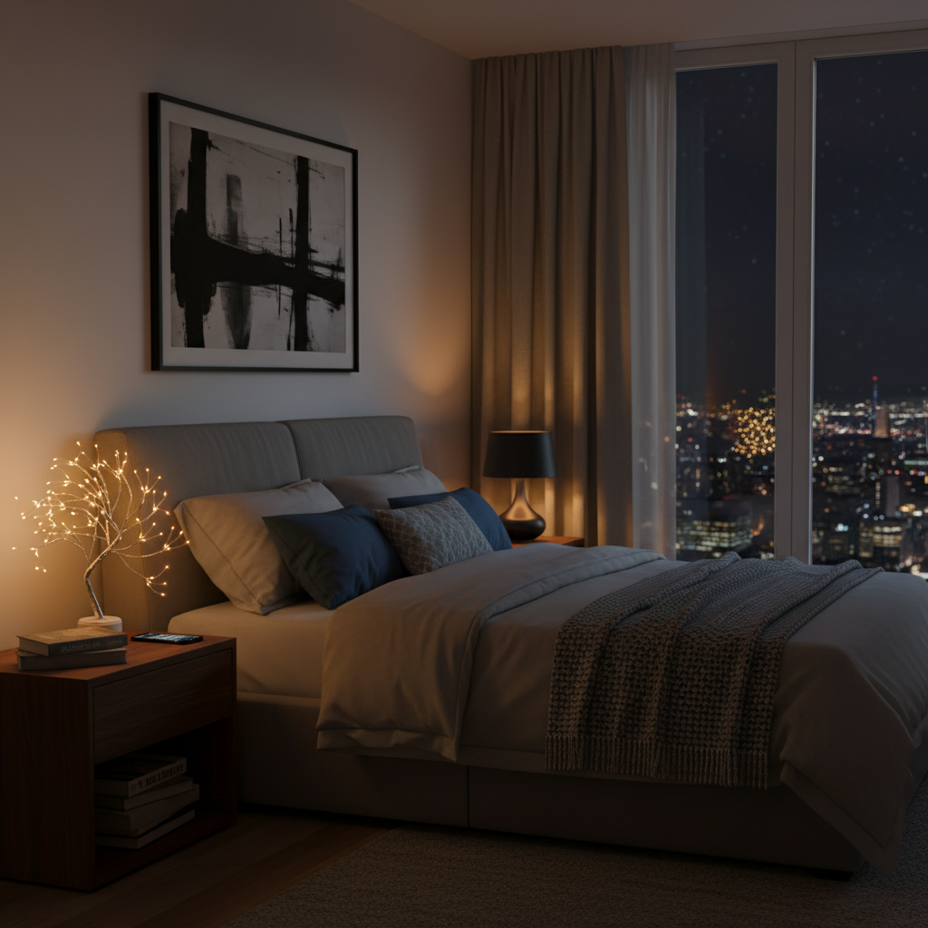 Lámpara Árbol LED estilo Bonsái