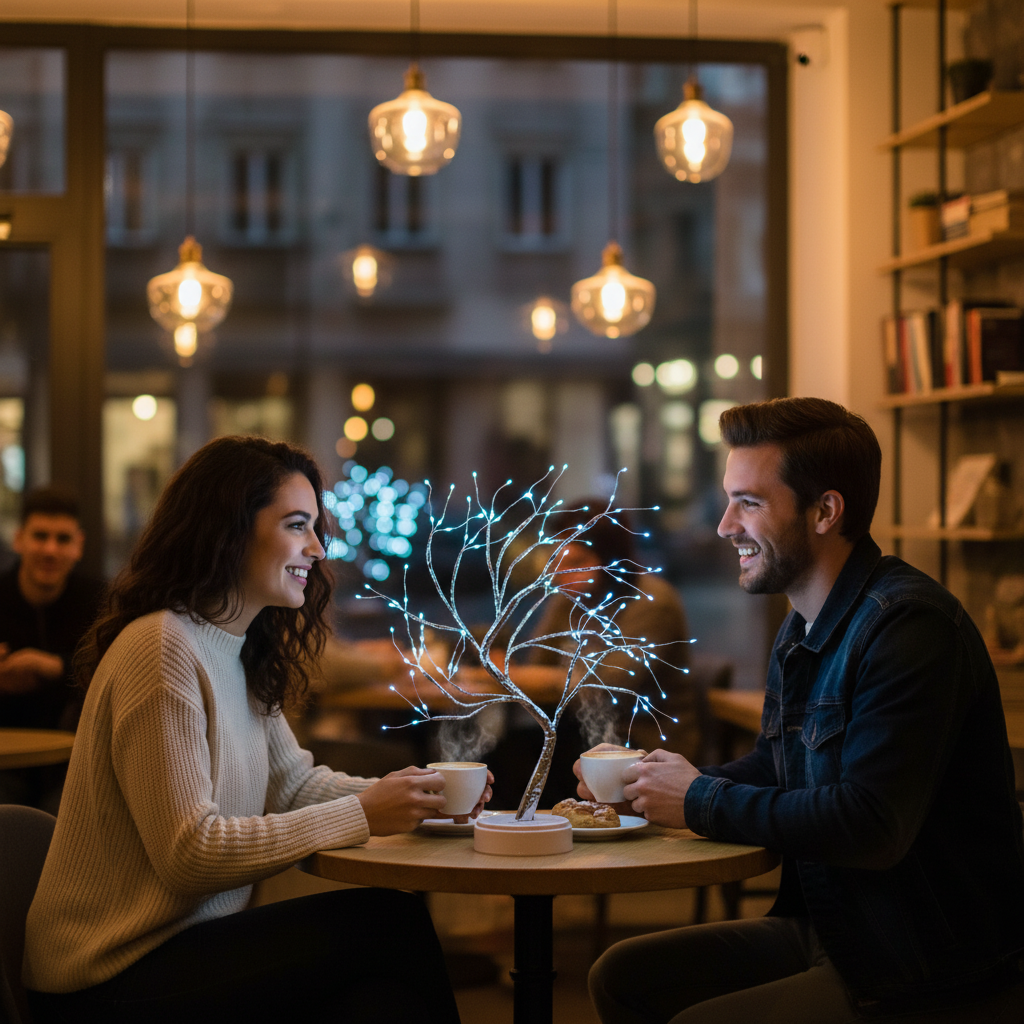 Lámpara Árbol LED estilo Bonsái
