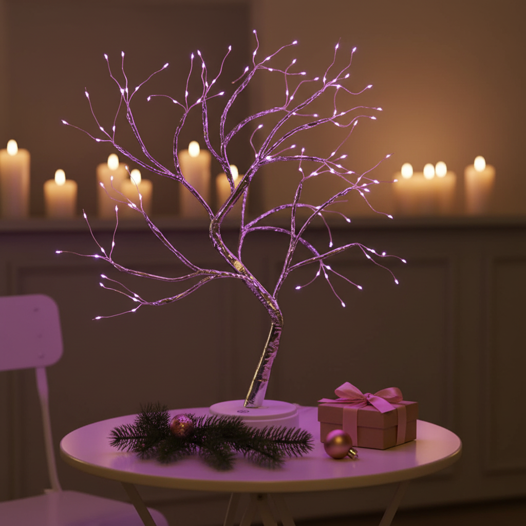 Lámpara Árbol LED estilo Bonsái