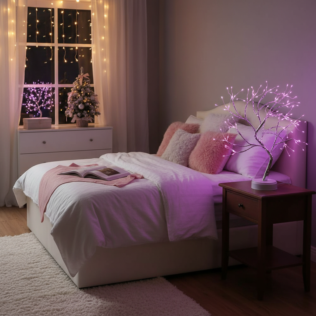 Lámpara Árbol LED estilo Bonsái